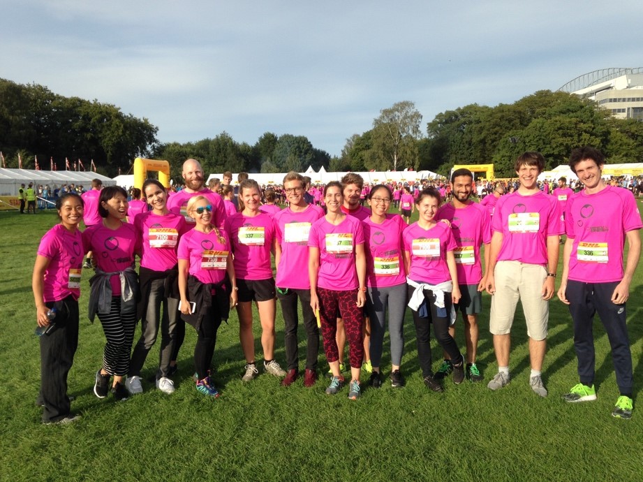 DHL Run in Fælledparken with members of the Issazadeh-Navikas lab.