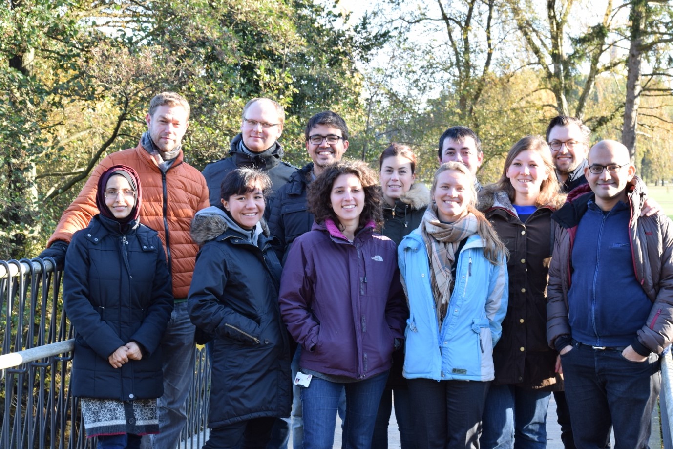 Andersen group, group photo outside