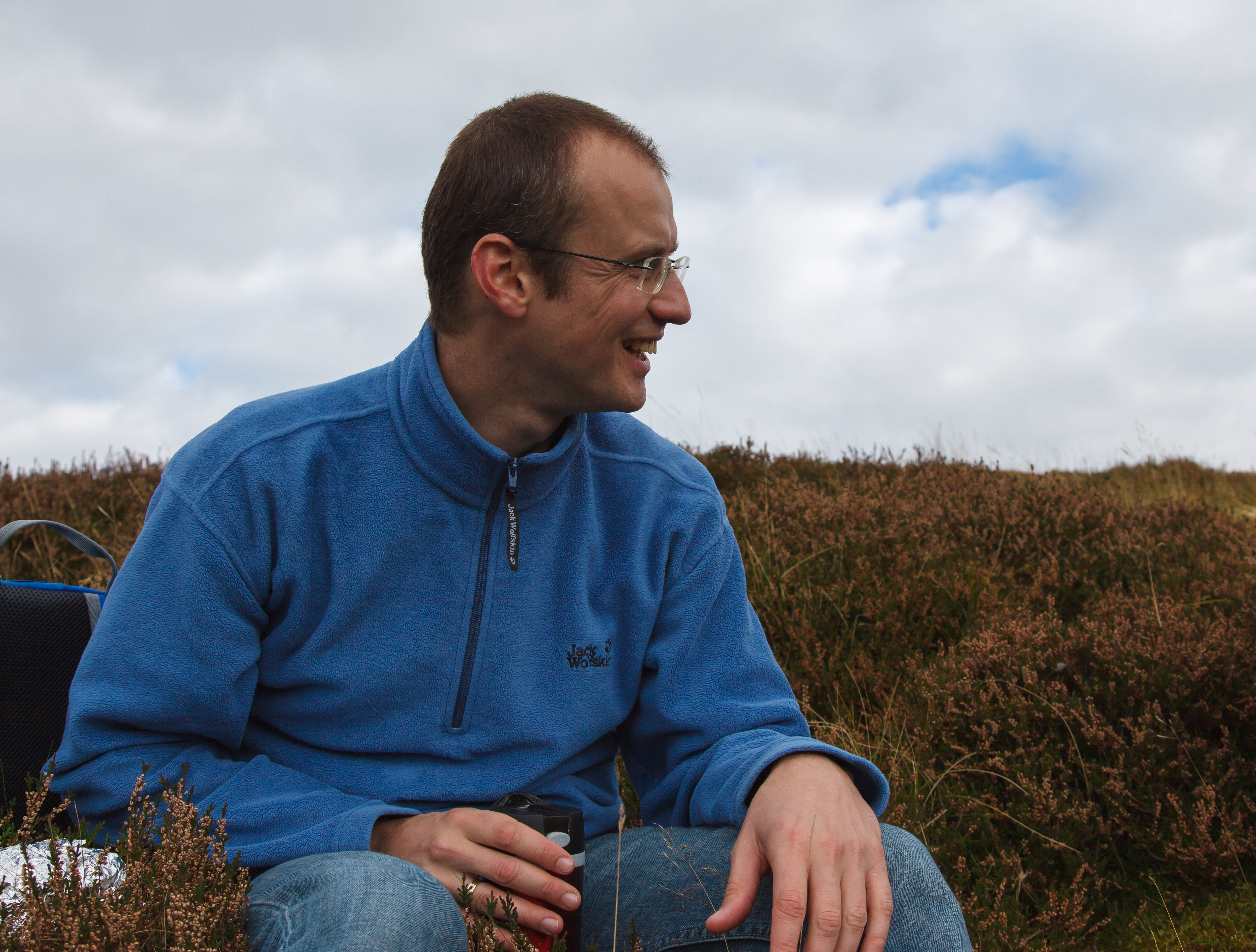 Image 13 Hill walking day near Edinburgh. Pause for the rest. Konstantin.