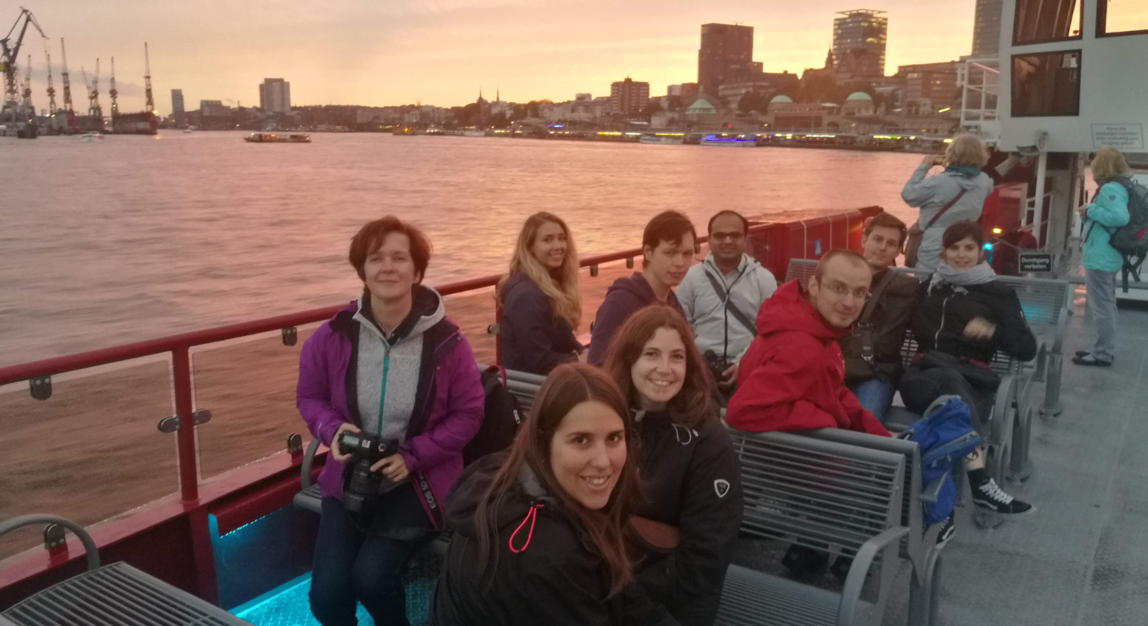 Image 24. Boat trip over the Elbe river. 