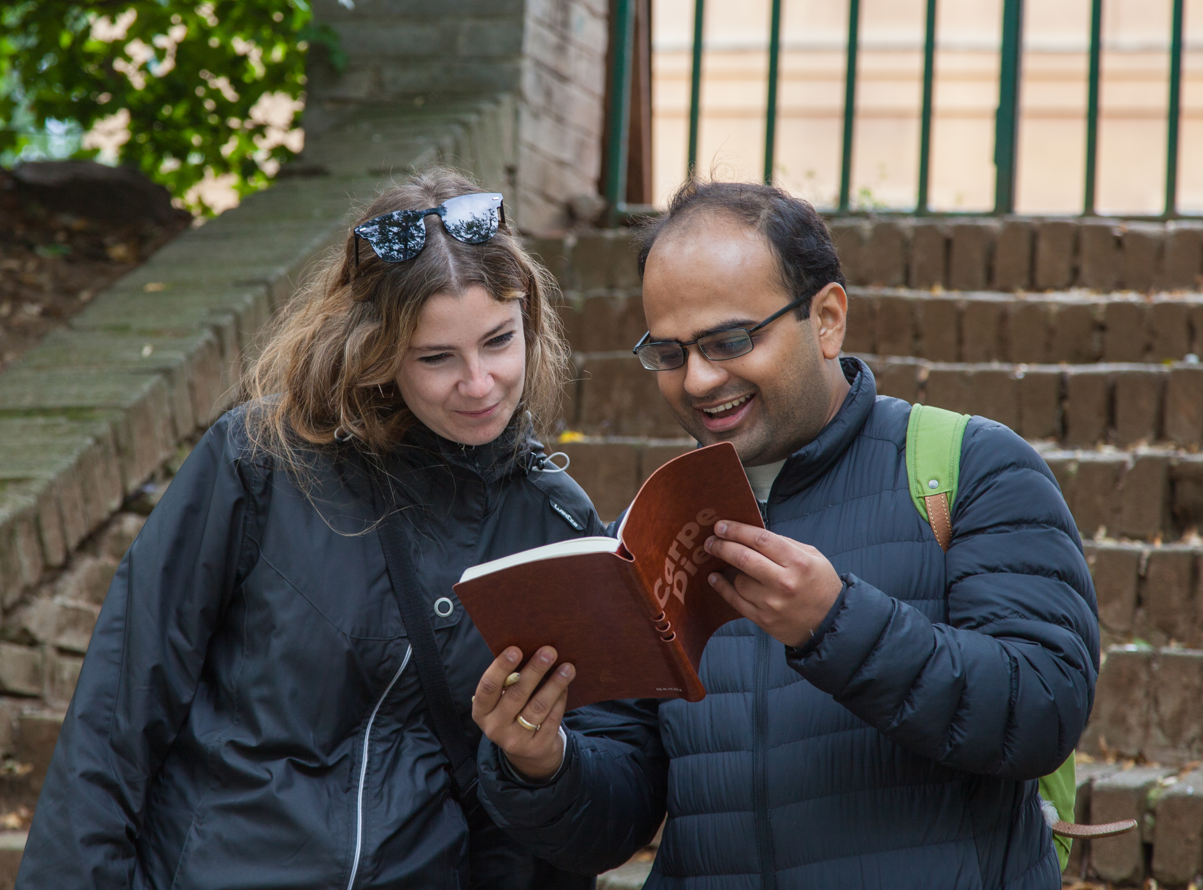 Image 34. Organizers of Prague retreat – Andrea and Navneet.