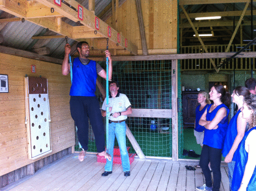 Lund group doing team building
