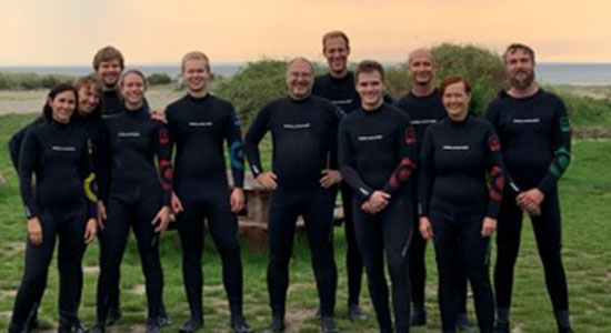 Out door activities off shore, 2019